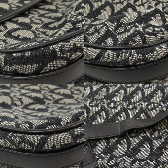 Christian Dior Trotter Pattern Logo Shoulder Bag Canvas - Picture 9 of 9